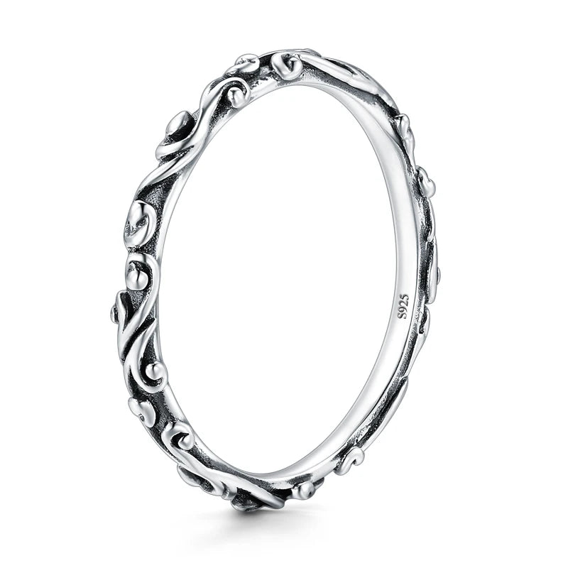 Modian Silver Gold Rose Shining Rings for Women Fashion 100% 925 Sterling Silver Stackable Finger Ring Wedding Statement Jewelry