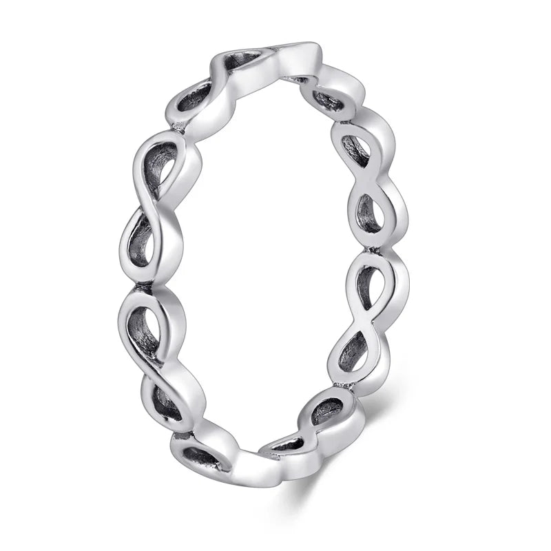Modian Silver Gold Rose Shining Rings for Women Fashion 100% 925 Sterling Silver Stackable Finger Ring Wedding Statement Jewelry