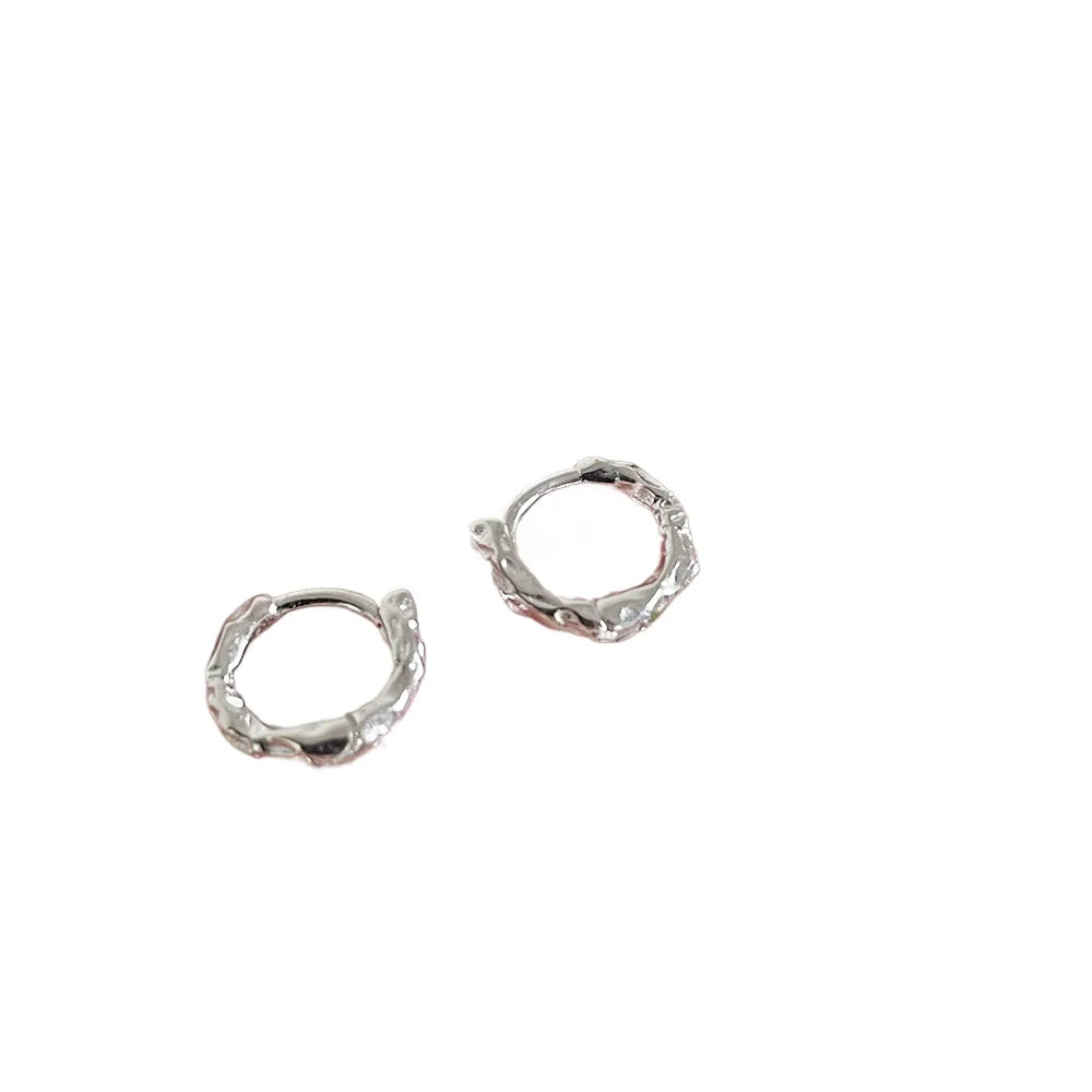 925 Sterling Silver Earrings Temperament Simple for Women Wedding Jewelry Accessories