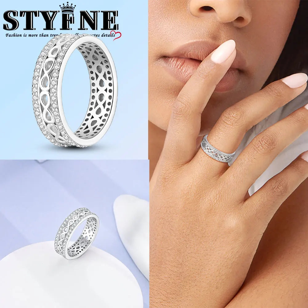 Ring 925 Sterling Silver Heart, Red, Pink, White, Blue Ring for Women Holiday Jewelry Gift