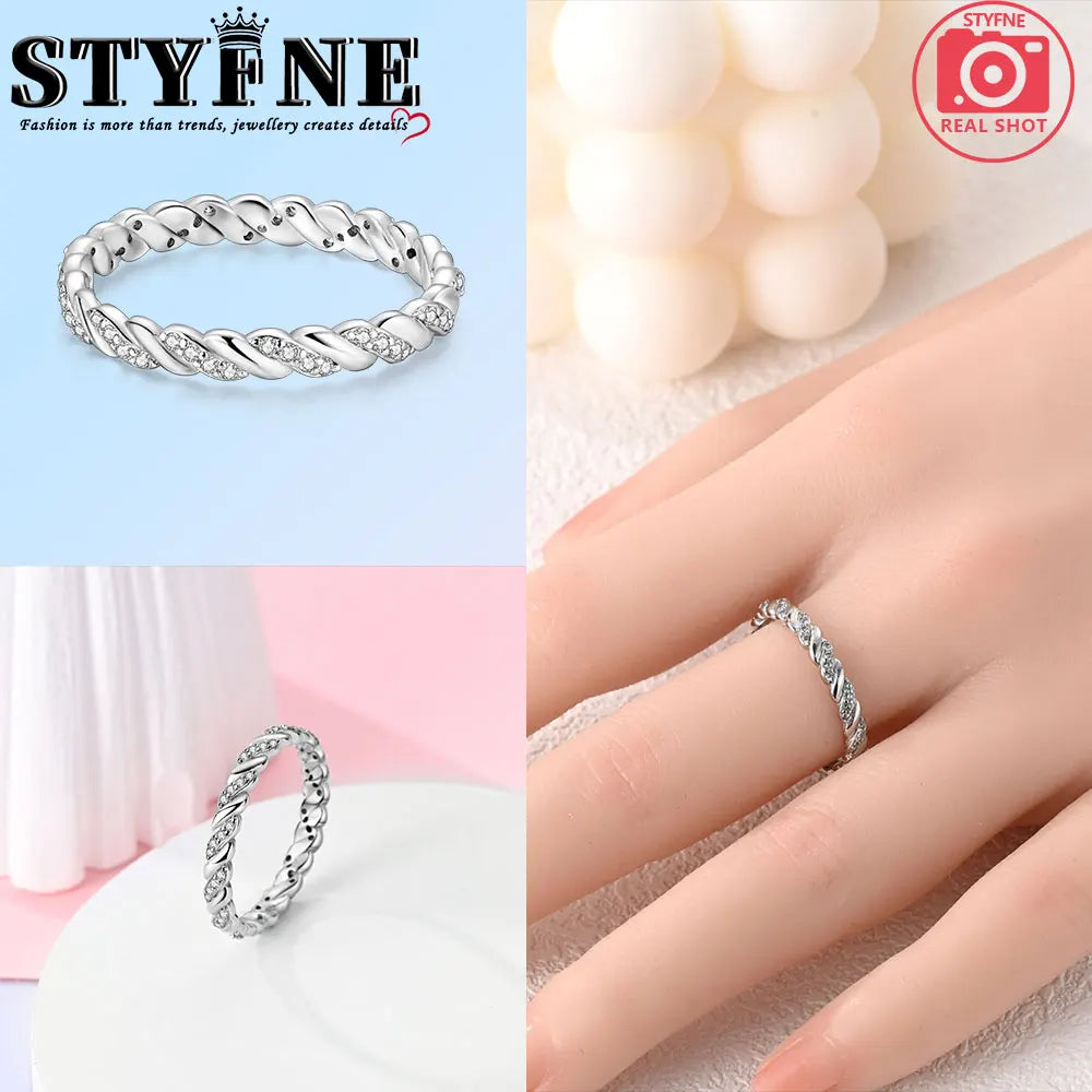 Ring 925 Sterling Silver Heart, Red, Pink, White, Blue Ring for Women Holiday Jewelry Gift