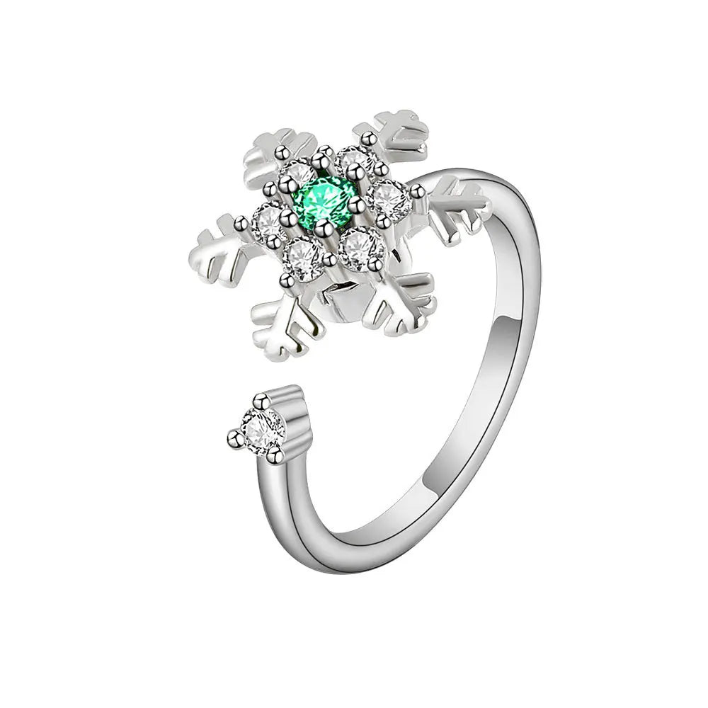 ELYSIUM sunflower fidget ring – rotating relief for daily stress.