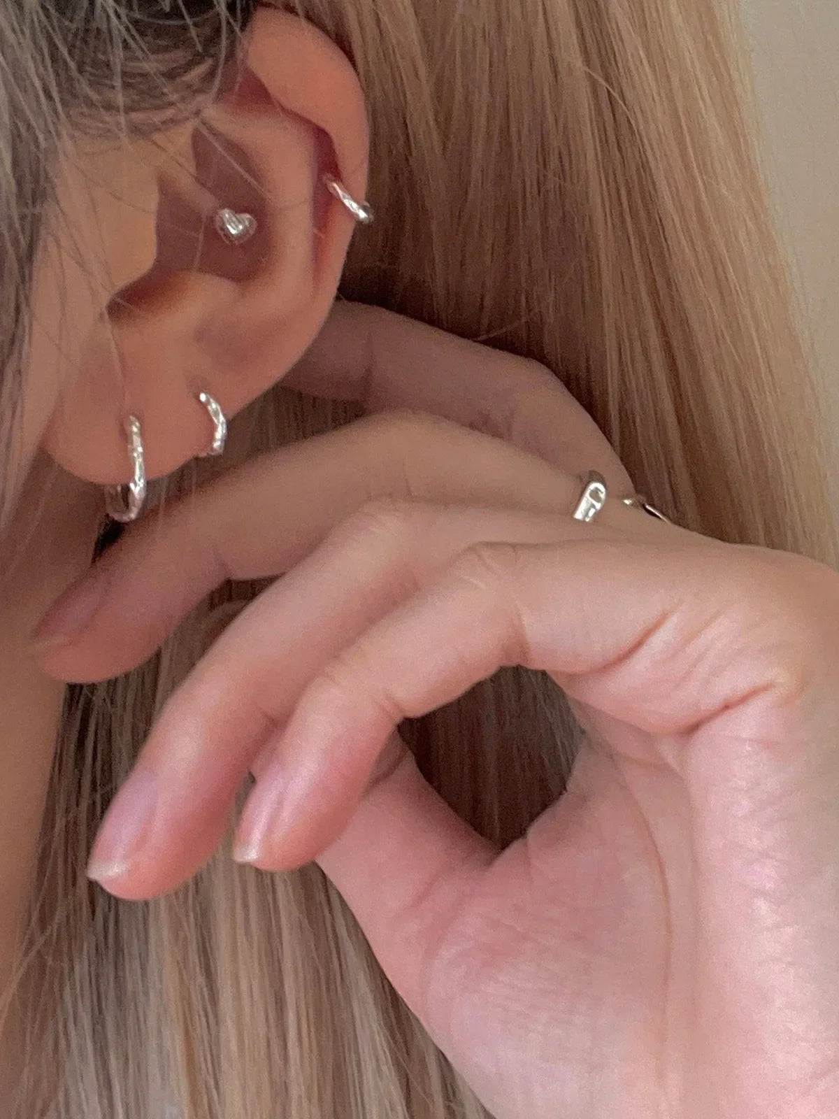 925 Sterling Silver Earrings Temperament Simple for Women Wedding Jewelry Accessories