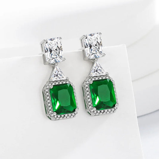 Shining Full African AAA Crystal Owl Pendant Necklace Earrings Sets Women Best Gifts 925 Sterling Silver Color Party Accessory