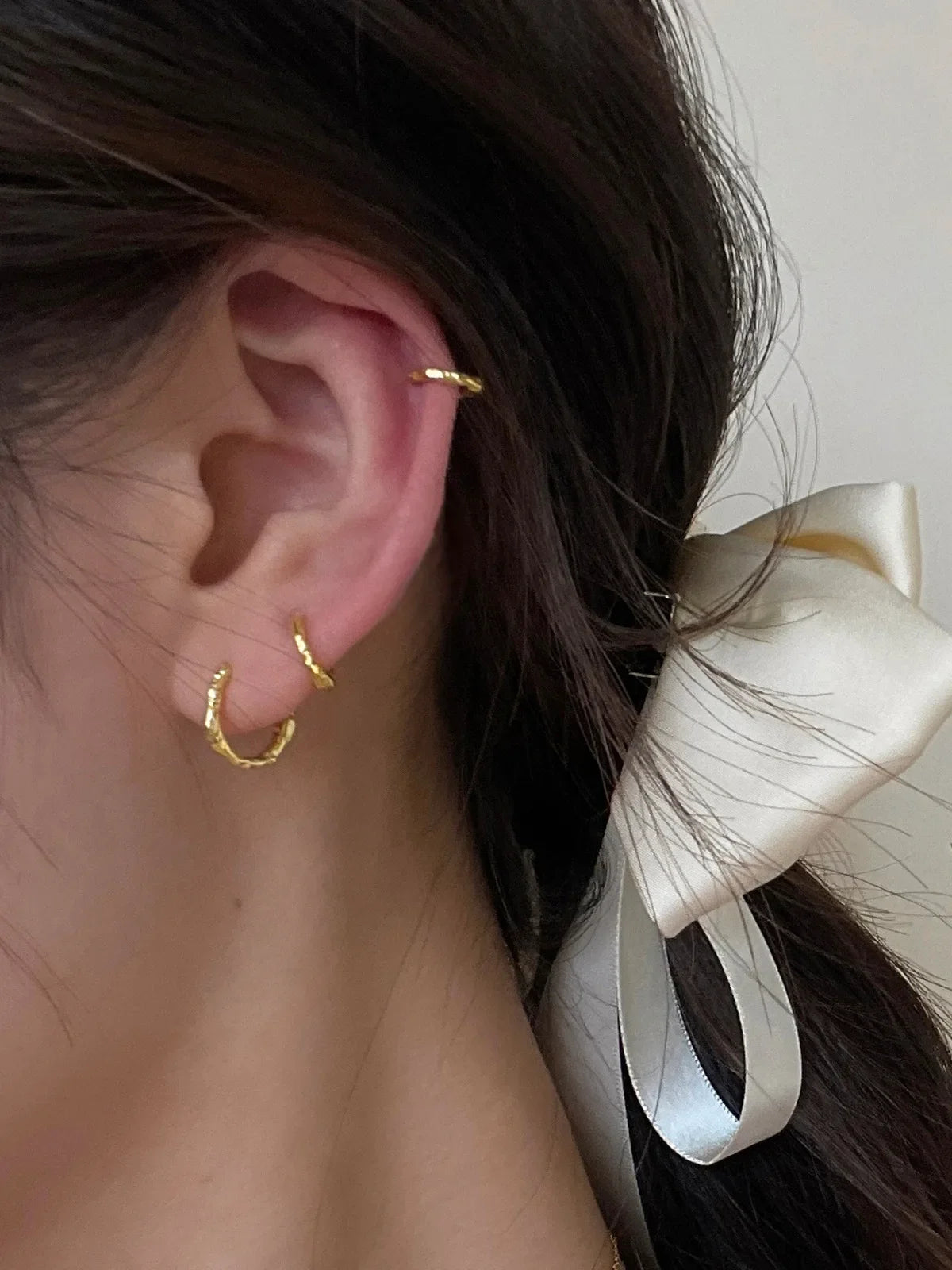 925 Sterling Silver Earrings Temperament Simple for Women Wedding Jewelry Accessories