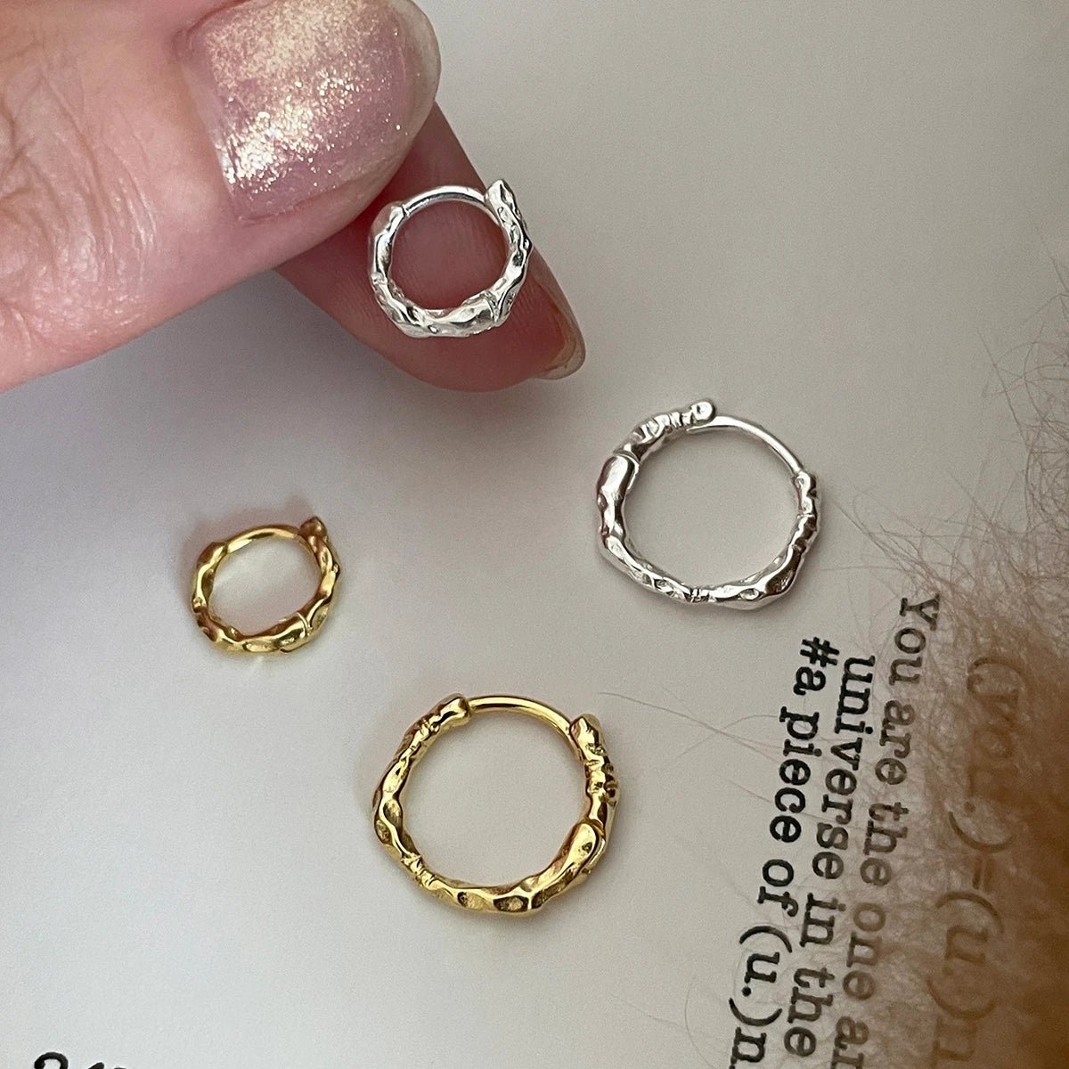 925 Sterling Silver Earrings Temperament Simple for Women Wedding Jewelry Accessories