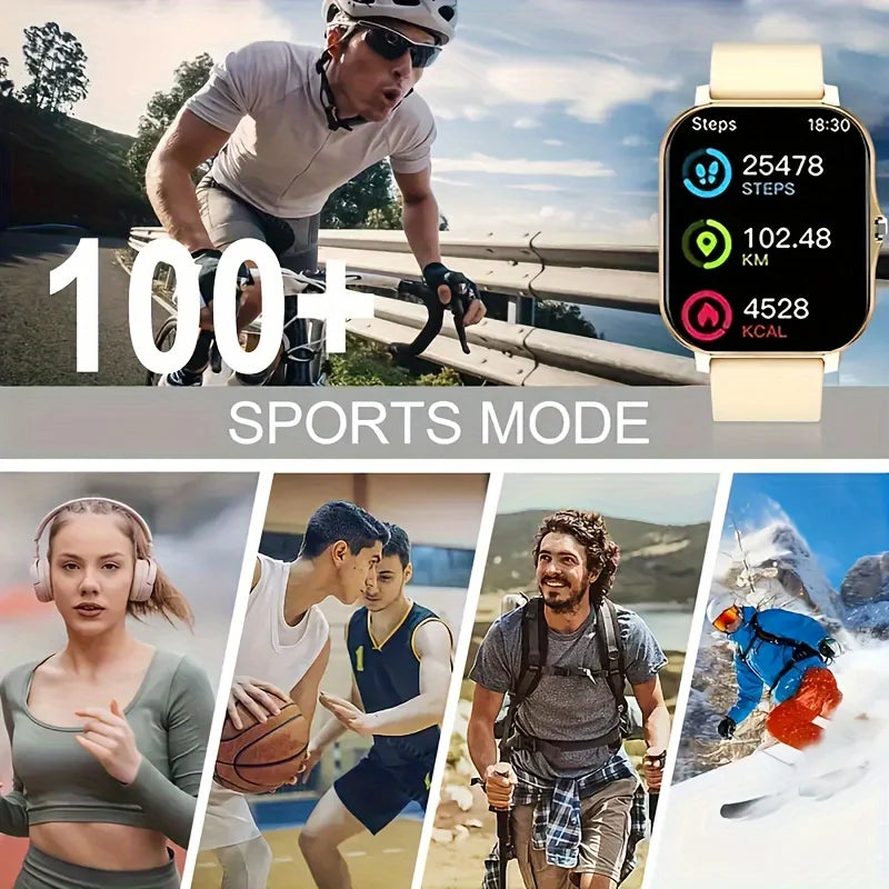 2025 Smart Watch Answer Make Call Message Preview Sport Mode DIY Dial Sleep Monitor Smart Watch for Men Women Gifts