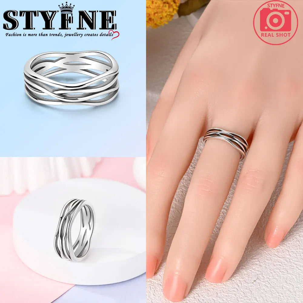 Ring 925 Sterling Silver Heart, Red, Pink, White, Blue Ring for Women Holiday Jewelry Gift