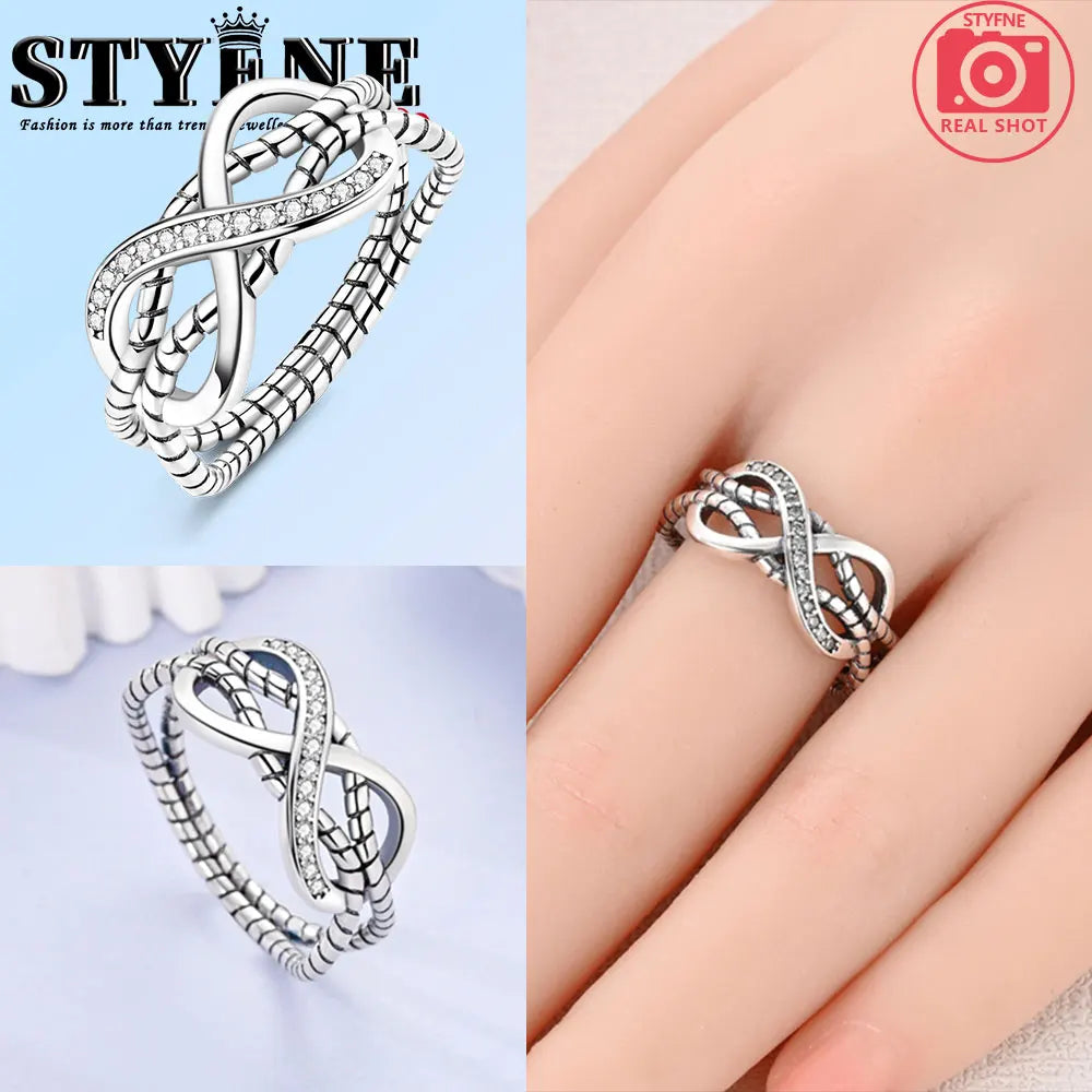 Ring 925 Sterling Silver Heart, Red, Pink, White, Blue Ring for Women Holiday Jewelry Gift