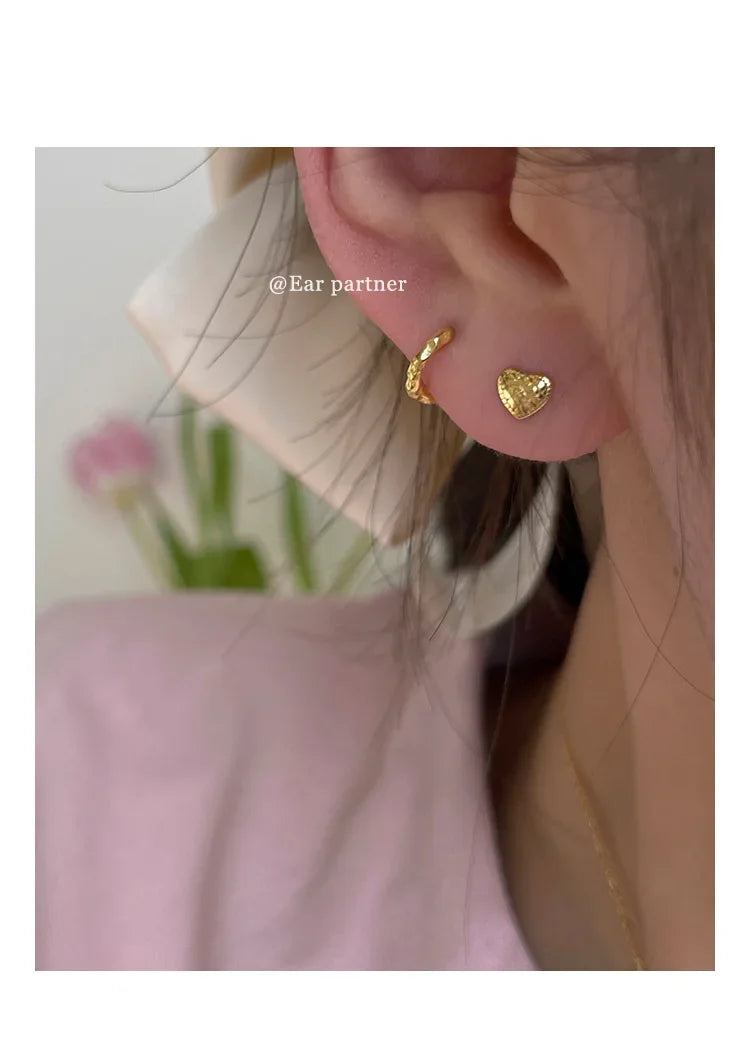 925 Sterling Silver Earrings Temperament Simple for Women Wedding Jewelry Accessories