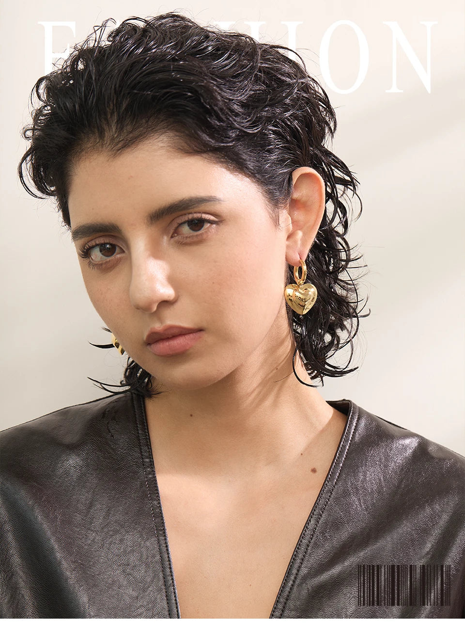 Elysium Exquisite Hollow Smooth Stereoscopic Heart Love Drop Dangle Daily Hoop Earrings Waterproof Stainless Steel Jewelry Women