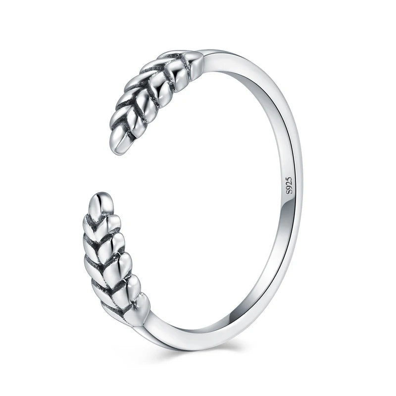 Modian Silver Gold Rose Shining Rings for Women Fashion 100% 925 Sterling Silver Stackable Finger Ring Wedding Statement Jewelry