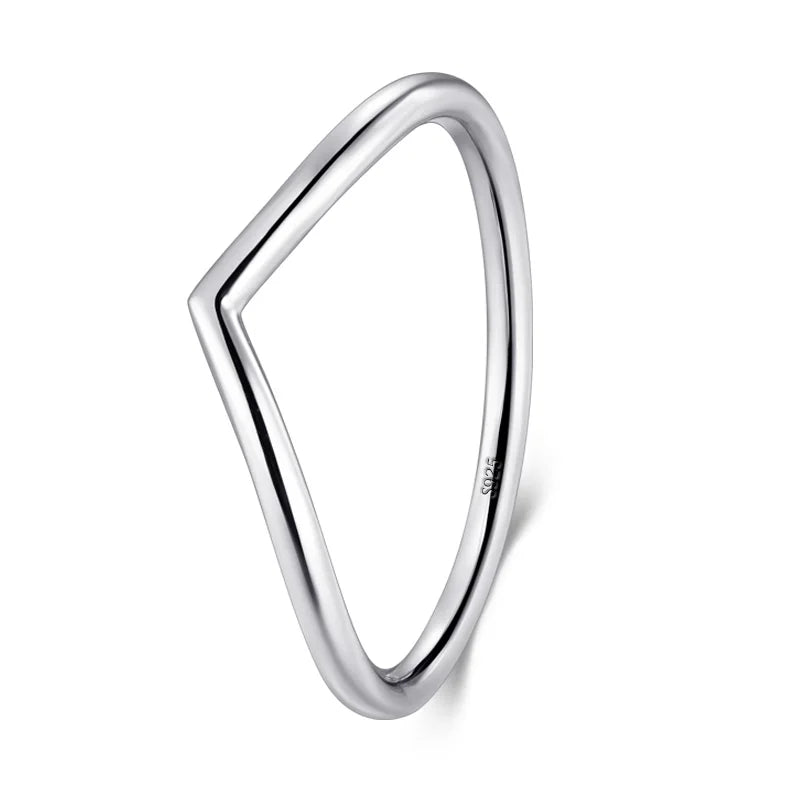 Modian Silver Gold Rose Shining Rings for Women Fashion 100% 925 Sterling Silver Stackable Finger Ring Wedding Statement Jewelry