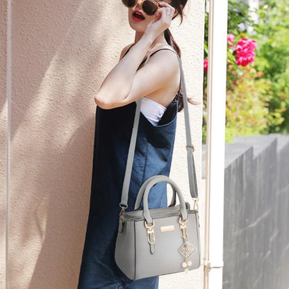 women beading pendant handbag ladies embossed shoulder bag ladies Messenger bag hairball bags high quality bag