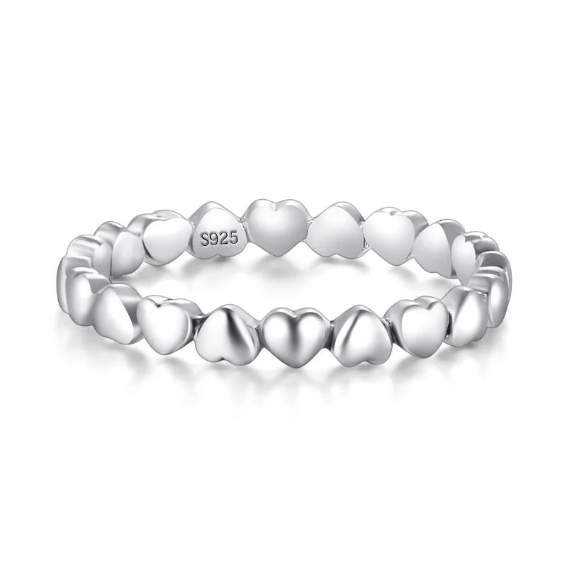 Modian Silver Gold Rose Shining Rings for Women Fashion 100% 925 Sterling Silver Stackable Finger Ring Wedding Statement Jewelry
