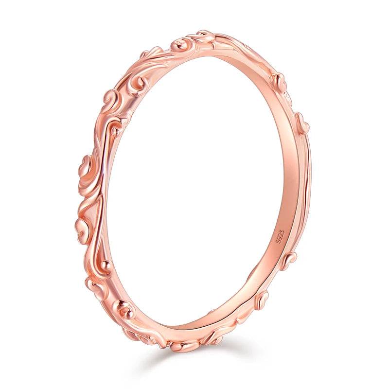 Modian Silver Gold Rose Shining Rings for Women Fashion 100% 925 Sterling Silver Stackable Finger Ring Wedding Statement Jewelry