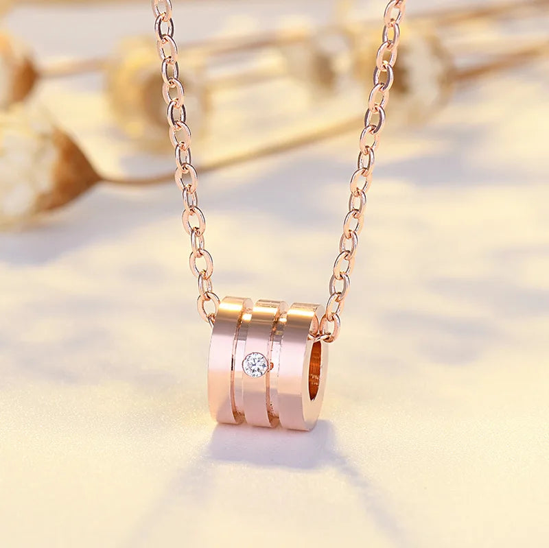 New 925 Sterling Silver Chain Necklace Korea Creative Pendant Necklaces for Women Fashion Jewelry Gifts