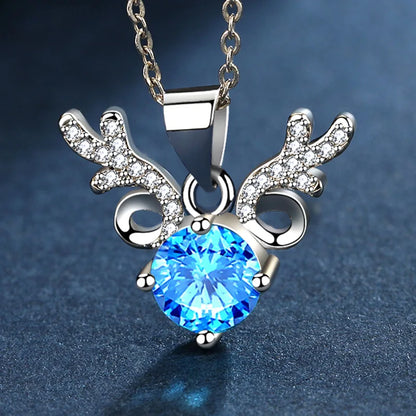 925 Sterling Silver Necklace For Women Round Pendent Sparkling Pave CZ Necklace Fashion Anniversary Birthday Jewelry Gifts