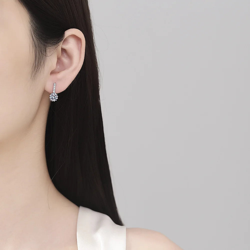 925 Sterling Silver Jewelry Sets For Women Heart Zircon Ring Earrings Necklace Wedding Bridal Elegant Christmas