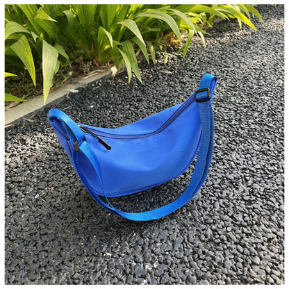Simple Design Women's Messenger Bag Fashion Ladies Nylon Hobos Small Shoulder Bags Vintage Female Girls Purse Cloth Handbags