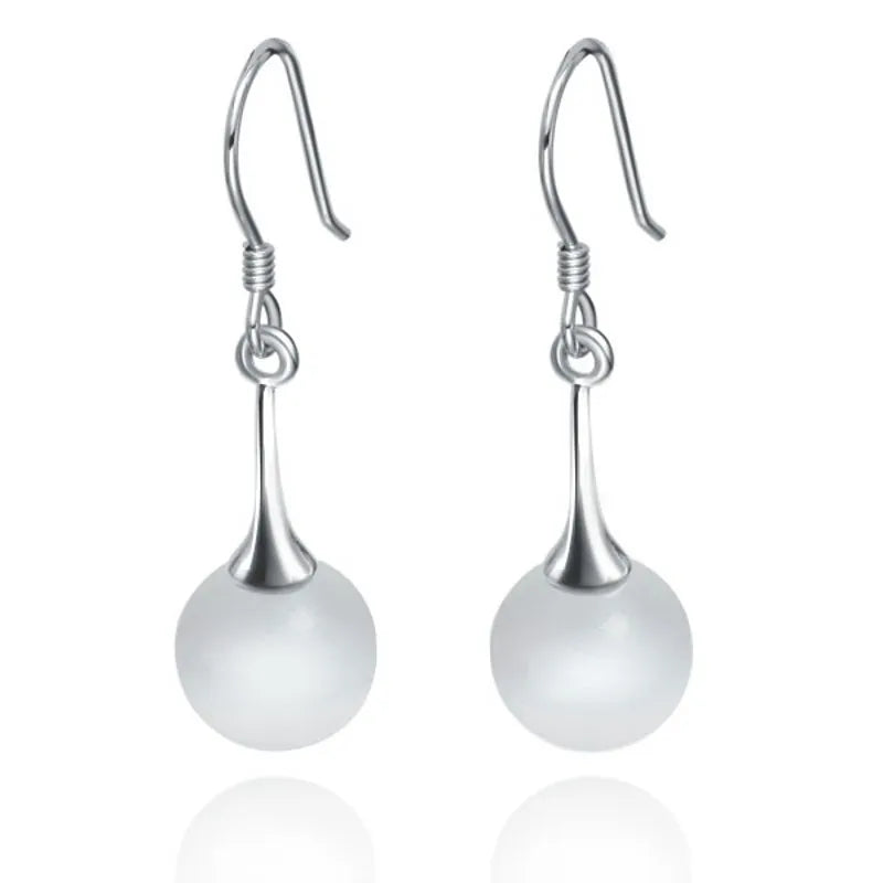 New 925 Sterling Silver Earrings For Women Original Charm Double Hoop Earrings Pave CZ Fine Engagement Anniversary Jewelry Gift