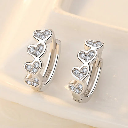 New Style 925 Sterling Silver Golden Color Series Women's Earrings Fit Original EarringsWedding Jewelry Exquisite Birthday Gifts