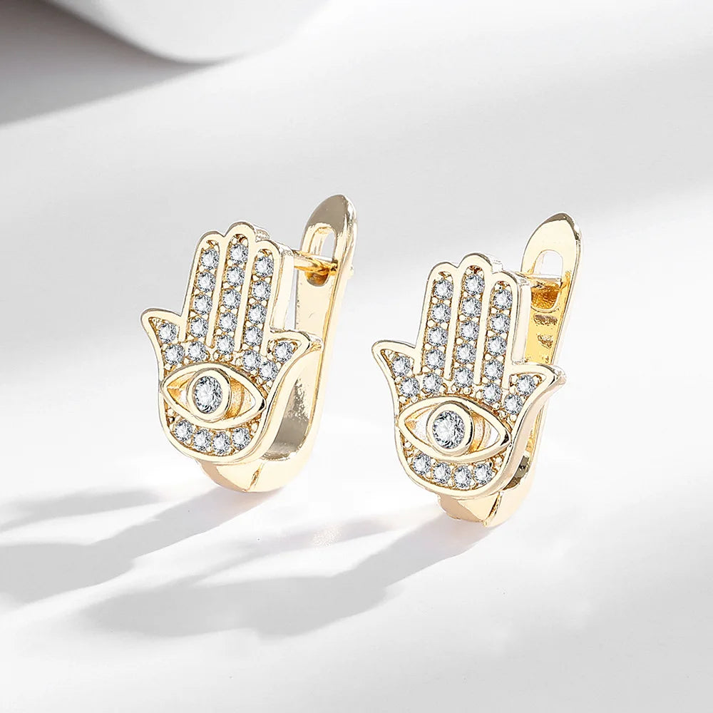 925 Sterling silver needle Earrings Fashion High Quality Jewelry Double Row Crystal Zircon Round Stud H570