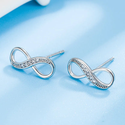 925 Silver Women Hoop Earrings Fashion Pendientes Gift For Female Girl Sparkling Pave CZ U Heart Shape Star Moon