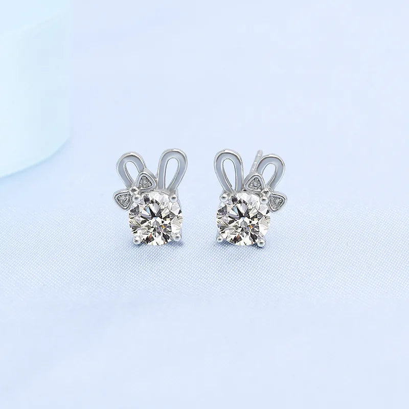925 Silver Women Hoop Earrings Fashion Pendientes Gift For Female Girl Sparkling Pave CZ U Heart Shape Star Moon Earring E1258
