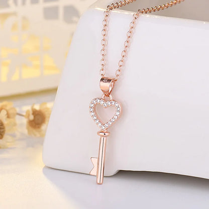 New 925 Sterling Silver Chain Necklace Korea Creative Pendant Necklaces for Women Fashion Jewelry Gifts