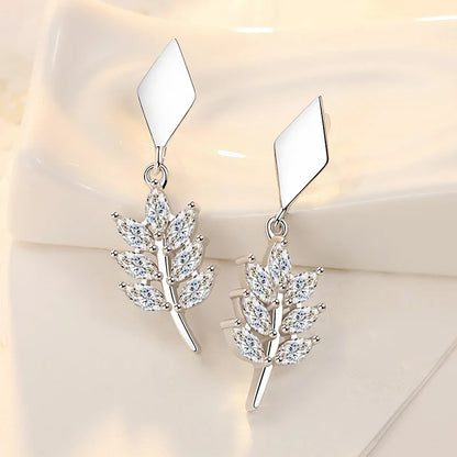 New 925 Sterling Silver Earrings For Women Original Charm Double Hoop Earrings Pave CZ Fine Engagement Anniversary Jewelry Gift