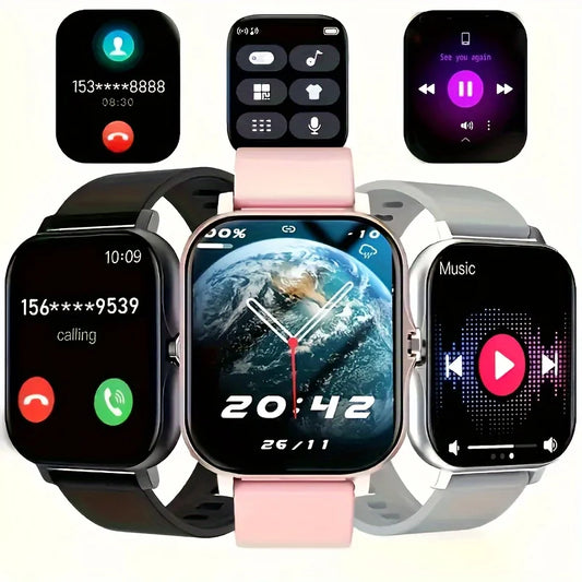 2025 Smart Watch Answer Make Call Message Preview Sport Mode DIY Dial Sleep Monitor Smart Watch for Men Women Gifts