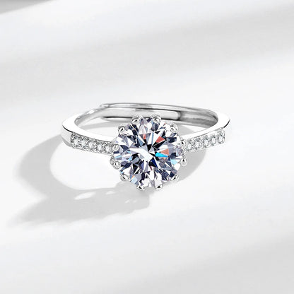 925 Sterling Silver Jewelry Sets For Women Heart Zircon Ring Earrings Necklace Wedding Bridal Elegant Christmas