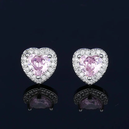 S925 Sterling Silver jewelry for women 3 carat moissanite diamond 3 pieces set necklace ring earrings wedding party