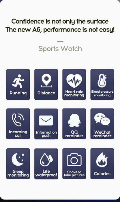Smart Watch Sport Fitness Bracelet Control Music Message Display Pedometer Bluetooth Connect Smartwatch 116 Alarm Clock Weather