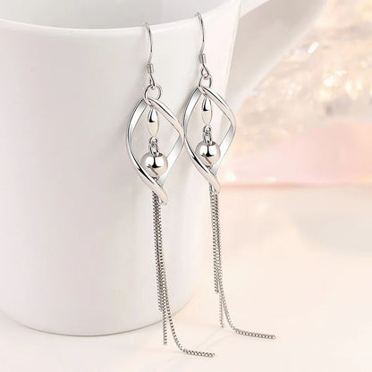 New Style 925 Sterling Silver Golden Color Series Women's Earrings Fit Original EarringsWedding Jewelry Exquisite Birthday Gifts