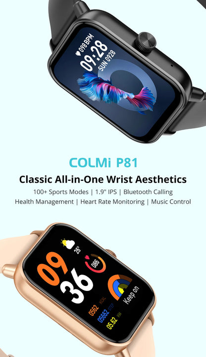 Voice Calling Smart Watch Ultra 1.9 inch Screen 24H Health Monitor 100+ Sports Modes, Bluetooth Smartwatch Men Women