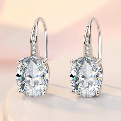 New Style 925 Sterling Silver Golden Color Series Women's Earrings Fit Original EarringsWedding Jewelry Exquisite Birthday Gifts