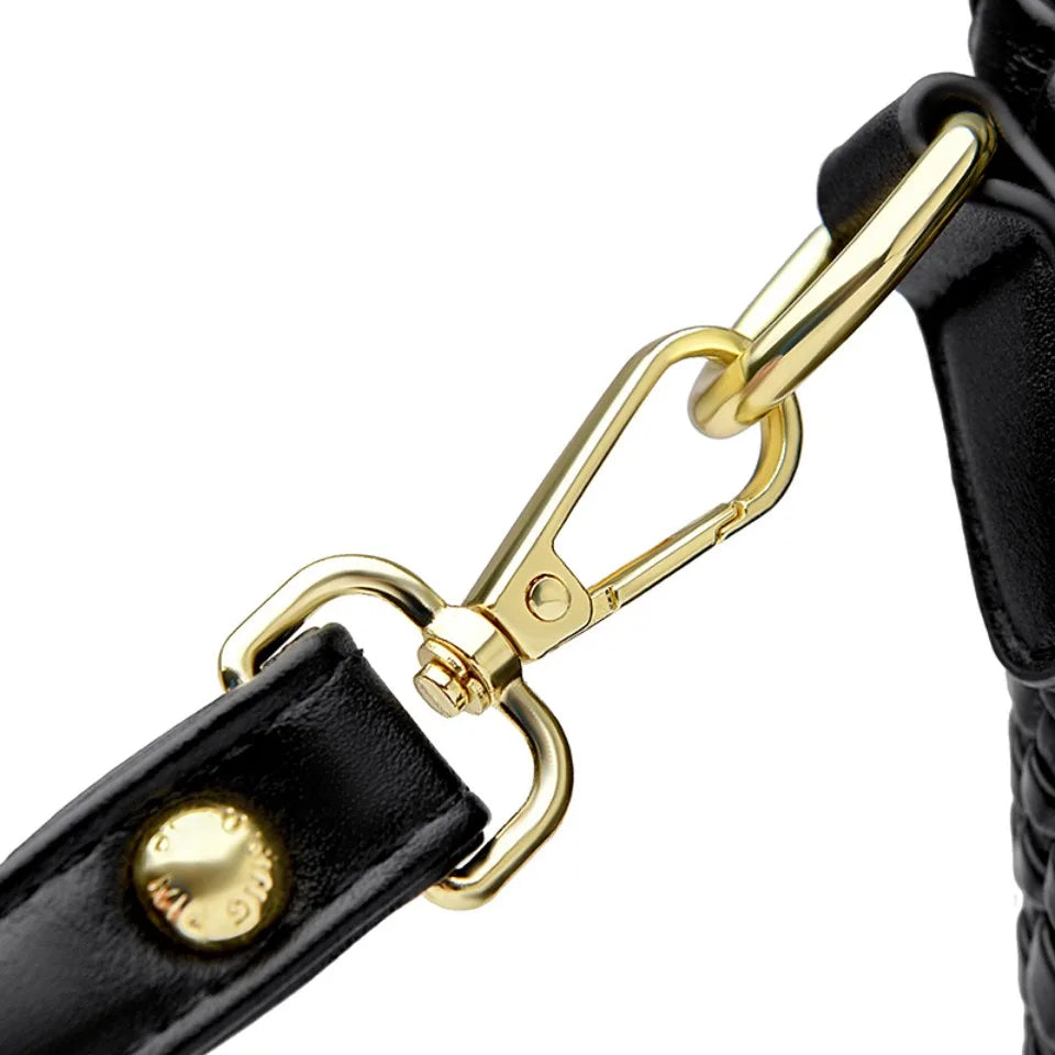 Luxury Handbag Women Bags Designer Pu Leather Knitting Shoulder Messenger Crossbody Bags for Women Mother Bolsa Ladies Hand Bag