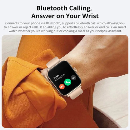 Voice Calling Smart Watch Ultra 1.9 inch Screen 24H Health Monitor 100+ Sports Modes, Bluetooth Smartwatch Men Women