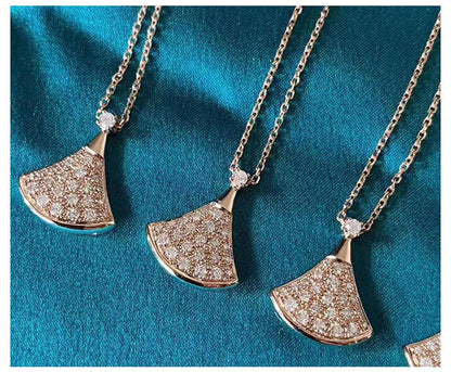 New 925 Sterling Silver Chain Necklace Korea Creative Pendant Necklaces for Women Fashion Jewelry Gifts