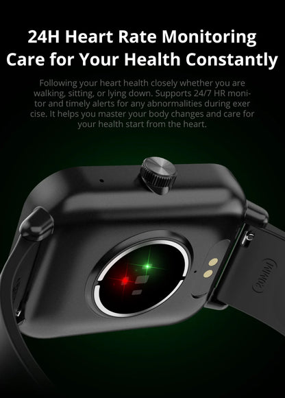 Voice Calling Smart Watch Ultra 1.9 inch Screen 24H Health Monitor 100+ Sports Modes, Bluetooth Smartwatch Men Women