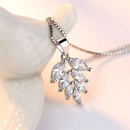 New 925 Sterling Silver Necklace For Women Round Pendent Sparkling Pave CZ Necklace Fashion Anniversary Birthday Jewelry Gifts