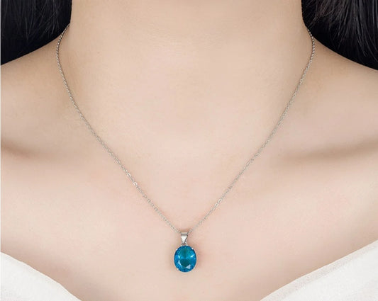 925 Silver Jewelry Sets Elegant Women's Ring Earrings Necklace Wedding Bridal Engagement Accessories