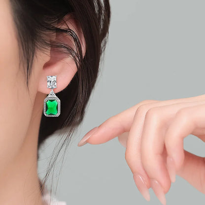 Shining Full African AAA Crystal Owl Pendant Necklace Earrings Sets Women Best Gifts 925 Sterling Silver Color Party Accessory