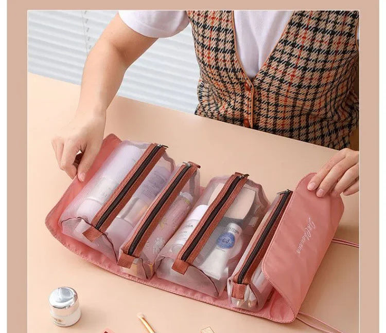 Large Capacity Travel Cosmetic Bag Multifunction Travel Cosmetic Bag Women Toiletries Organizer Female Storage Make Up Case Tool