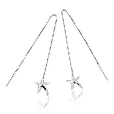 New 925 Sterling Silver Earrings For Women Original Charm Double Hoop Earrings Pave CZ Fine Engagement Anniversary Jewelry Gift