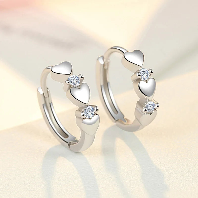 New Style 925 Sterling Silver Golden Color Series Women's Earrings Fit Original EarringsWedding Jewelry Exquisite Birthday Gifts