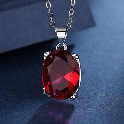 925 Sterling Silver Necklace For Women Round Pendent Sparkling Pave CZ Necklace Fashion Anniversary Birthday Jewelry Gifts