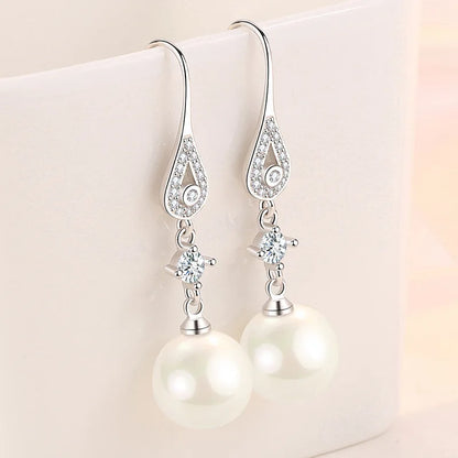 New Style 925 Sterling Silver Golden Color Series Women's Earrings Fit Original EarringsWedding Jewelry Exquisite Birthday Gifts